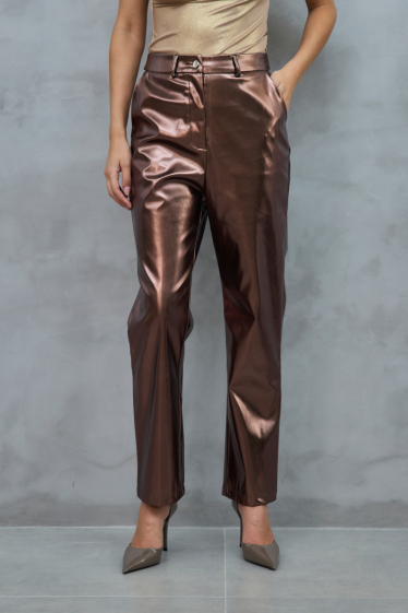 Grossiste Copperose - pantalon métallisé