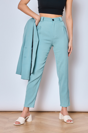 Wholesaler Copperose - high-waisted fitted pleated pants