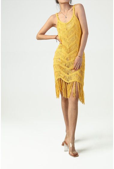 Grossiste Copperose - robe courte crochet