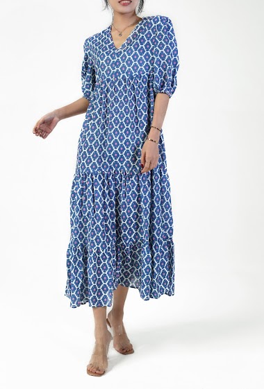 Wholesaler Copperose - Printed long dress