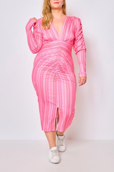 Wholesaler Copperose - plus size printed midi dress