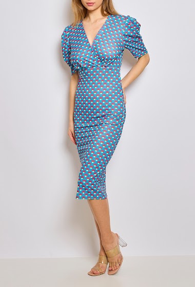 Wholesaler Copperose - Printed midi dress