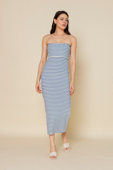 Wholesaler Copperose - long striped tube dress