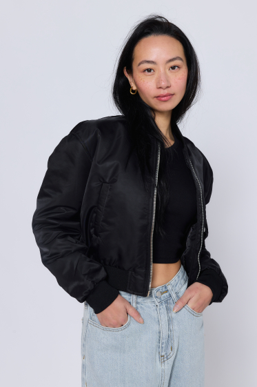 Wholesaler Copperose - short bomber jacket with long sleeves in k-way