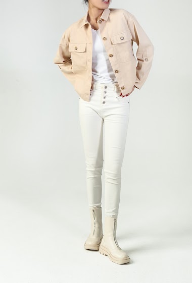 Wholesalers Copperose - Cropped cotton jacket