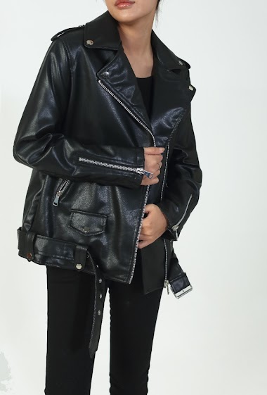 Wholesaler Copperose - Oversized faux leather jacket
