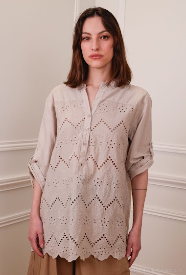 Wholesaler Coraline - Embroidered shirt