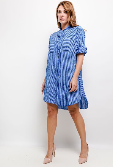 Wholesaler Coraline - Striped shirt dress
