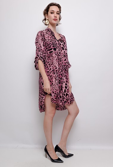 Wholesaler Coraline - Long leopard shirt