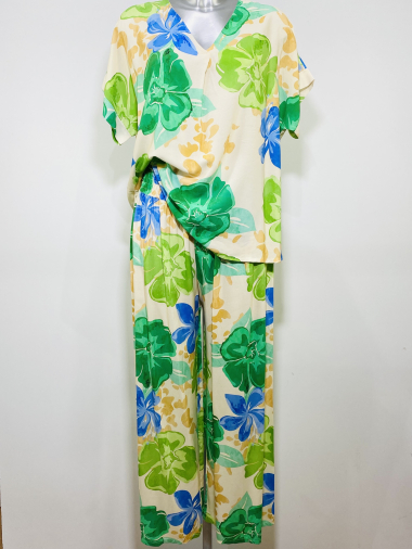 Wholesaler Coraline - Flower print pants set