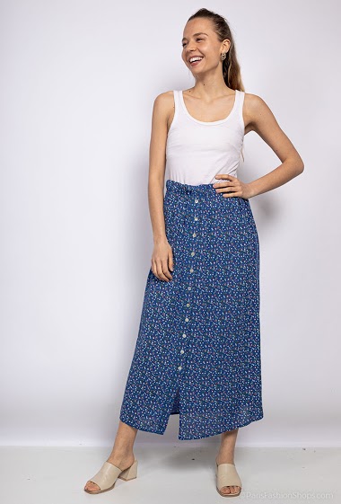 Floral maxi skirt