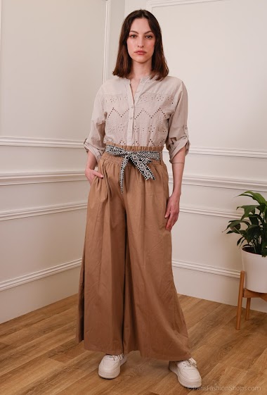 Wholesaler Coraline - Wide pants with belt