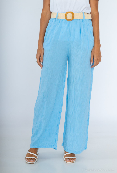 Wholesaler Coraline - Plain pants with belt