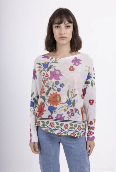 Wholesaler Coraline - Flower print sweater