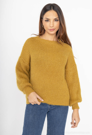 Wholesaler Coraline - Casual Sweater With Batwing Sleeves