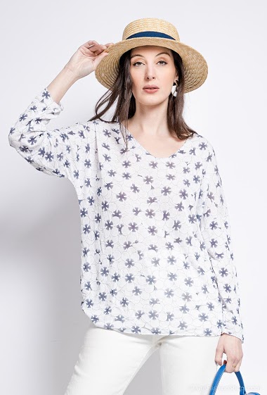 Wholesaler Coraline - Flower print sweater