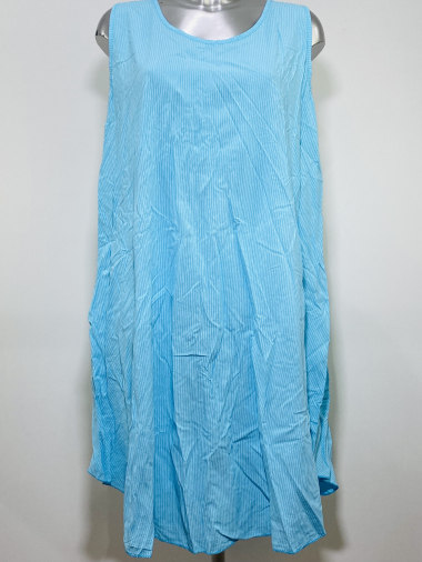 Wholesaler Coraline - Short sleeveless striped dress