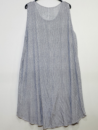 Wholesaler Coraline - Short sleeveless striped dress