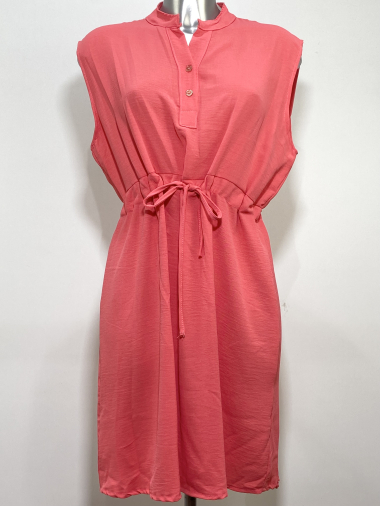 Wholesaler Coraline - Short sleeveless dress with adjustable waist
