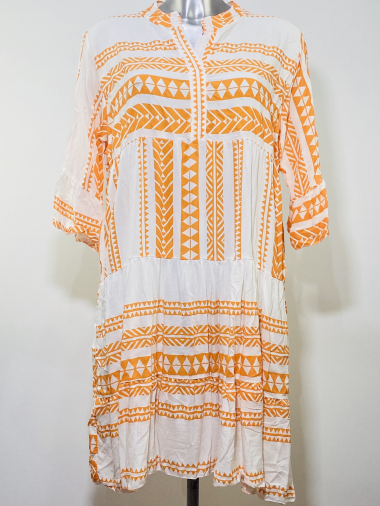 Wholesaler Coraline - Printed half-length dress