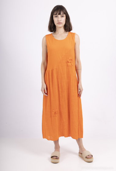 Wholesaler Coraline - Long floral-print cotton dress
