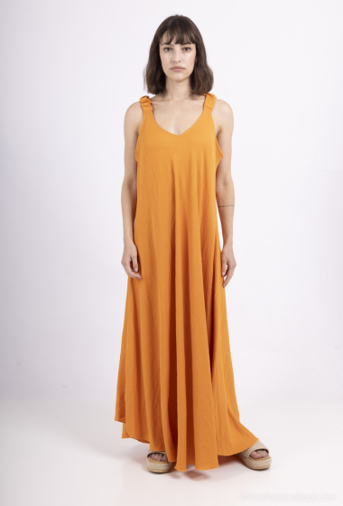 Wholesaler Coraline - Lightweight sleeveless cotton long dress