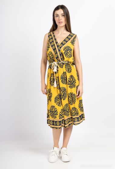 Wholesaler Coraline - Printed mid-length dress