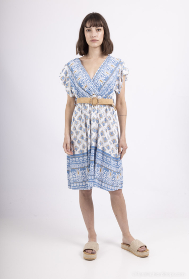 Wholesaler Coraline - Floral print mid-length dress