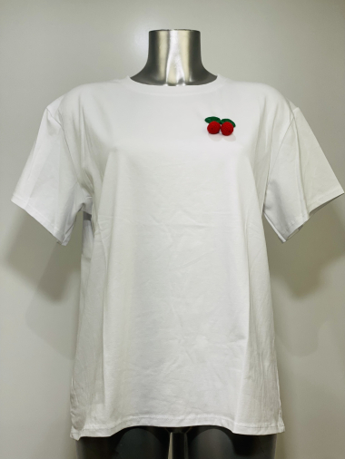 Mayorista Coraline - Camiseta con estampado de cerezas
