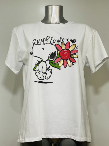 Grossiste Coraline - T-shirt à imprimé en coton