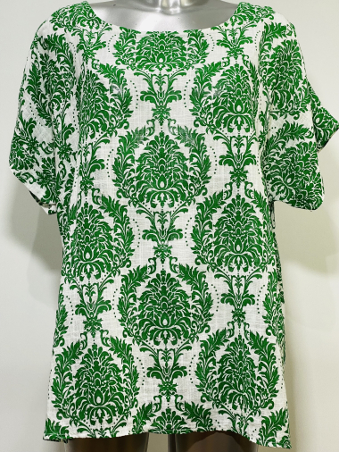 Wholesaler Coraline - Flower-print cotton T-shirt