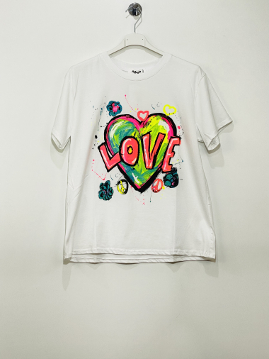 Großhändler Coraline - Bedrucktes T-Shirt