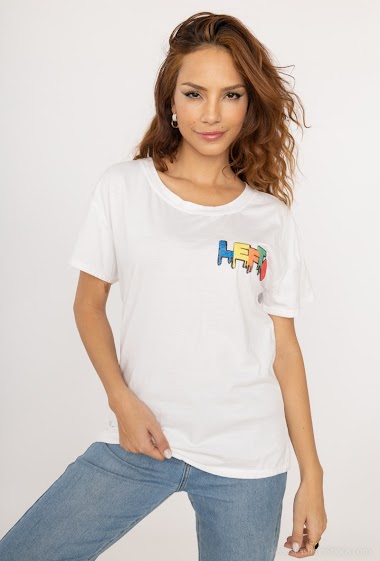 Großhändler Coraline - Lettering t-shirt