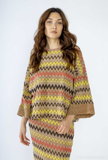 Wholesaler CORNER by MOMENT - Woven Pattern Top