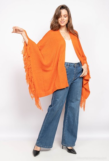 Mayorista CORNER by MOMENT - Poncho with fringes