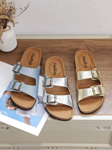 Wholesaler COVANA / FINDLAY - Mules sandals with double strap