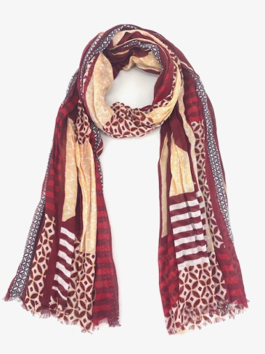 Großhändler Cowo-collection - Schal aus 100 % indischer Viskose – 100 x 180 cm
