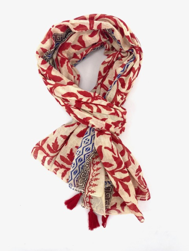 Großhändler Cowo-collection - Liberty-Schal aus 100 % indischer Baumwolle – 100 x 180 cm