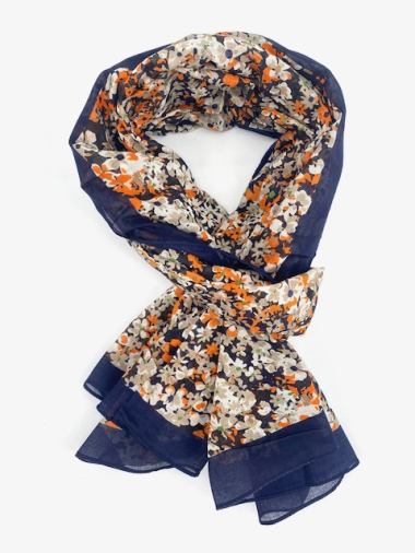 Großhändler Cowo-collection - Liberty-Schal aus 100 % indischer Baumwolle – 100 x 180 cm