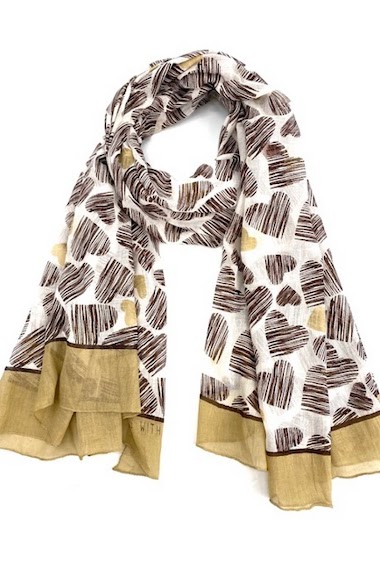 Grossistes Cowo-collection - Foulard COEUR