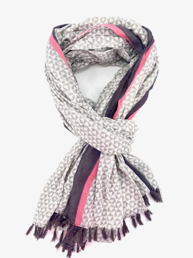 Wholesaler Cowo-collection - Cotton Scarf + tassels