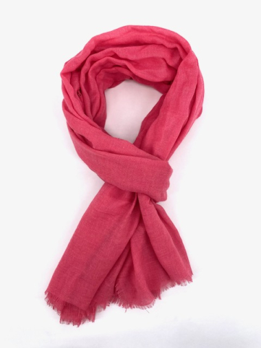 Grossiste Cowo-collection - Foulard uni 70% Polyester - 30% Viscose- Inde- 100x180 cm
