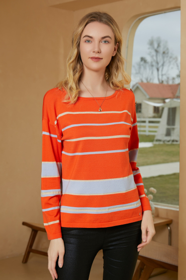 Wholesaler Christina - Striped sweater