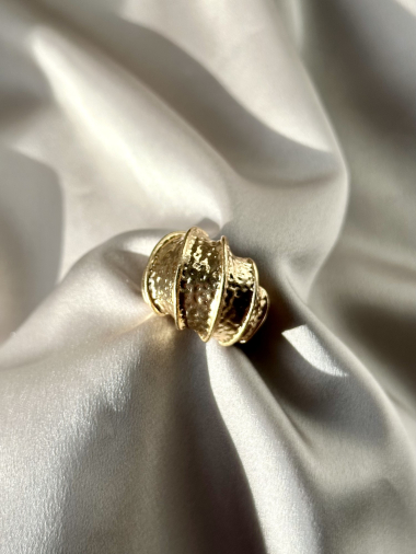 Wholesaler D Bijoux - Gold Metal Bangle Ring