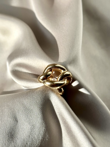 Wholesaler D Bijoux - Gold Metal Bangle Ring