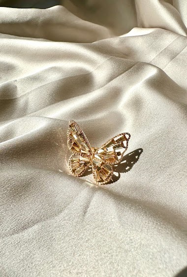 Wholesaler D Bijoux - Butterfly ring