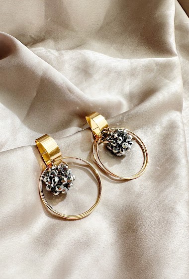 Mayorista D Bijoux - Earrings with crystal beads