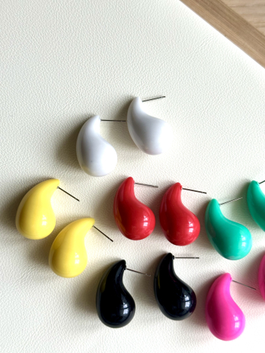 Wholesaler D Bijoux - Colorful drop earrings