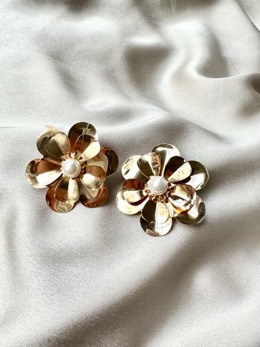 Wholesaler D Bijoux - Large flower earrings