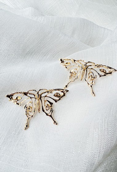 Wholesaler D Bijoux - Butterfly earrings
